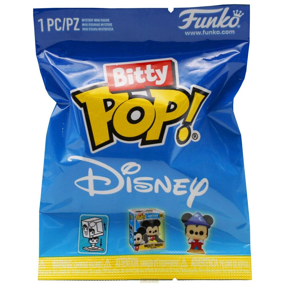 Sacchetto Funko Bitty Pop! blu con figure Disney, Mickey Mouse. Contiene 1 figura.