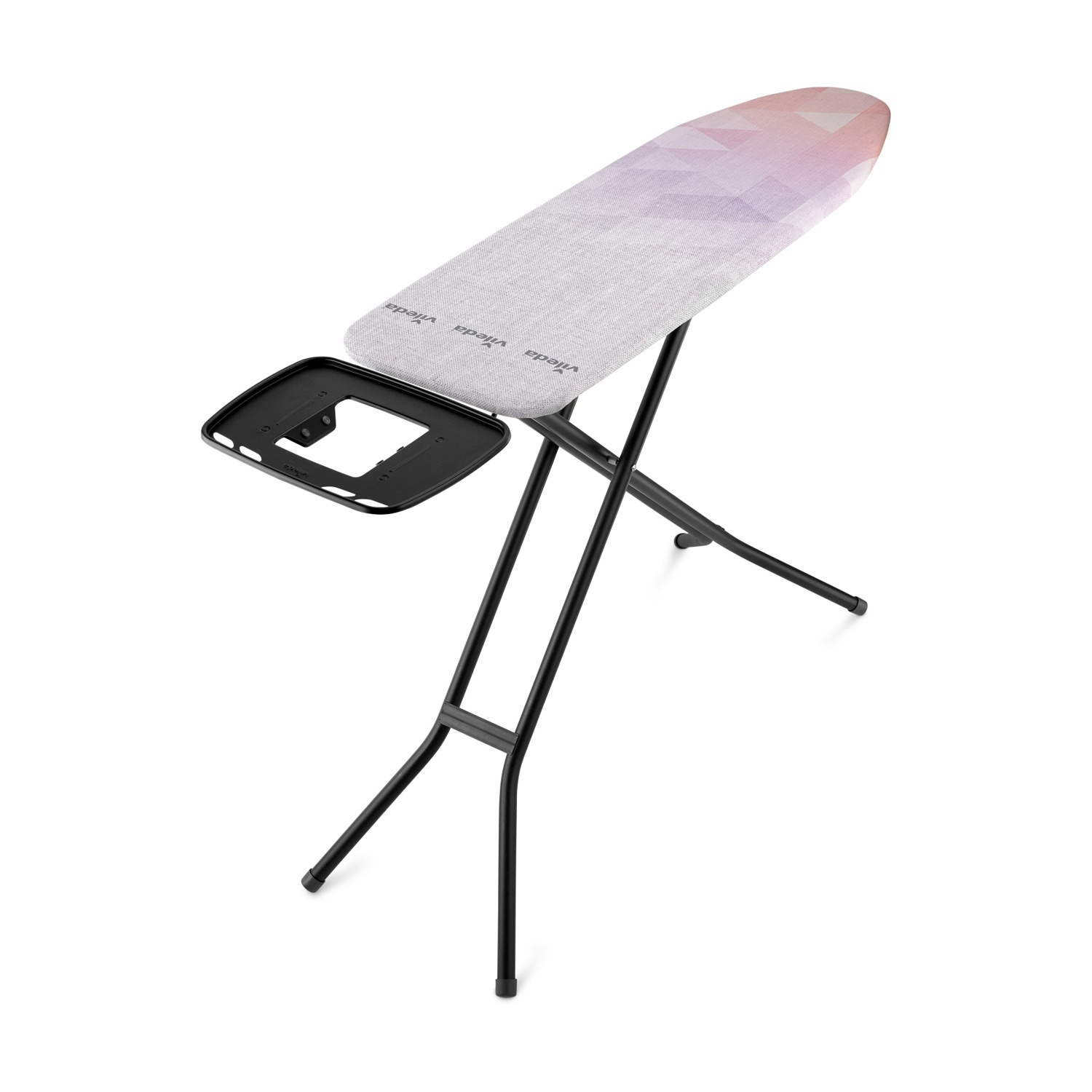 Składana deska do prasowania z pokrowcem i tacką.