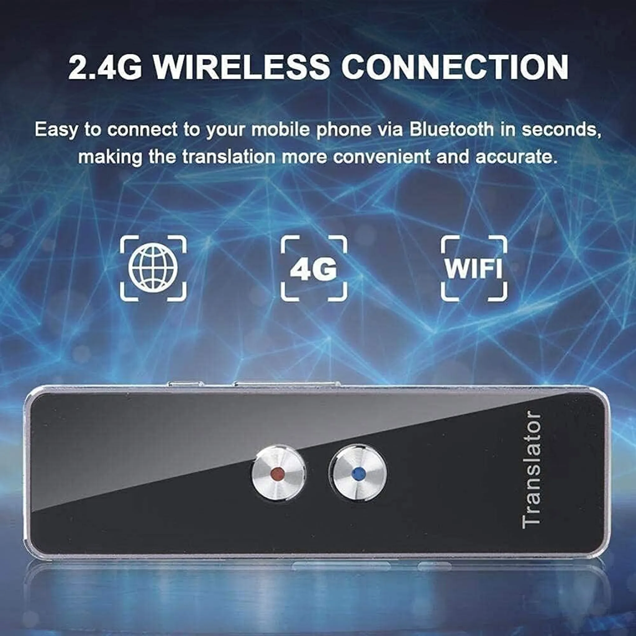 Ein Übersetzer mit 2,4G WLAN, 4G und globaler Netzwerkverbindung.