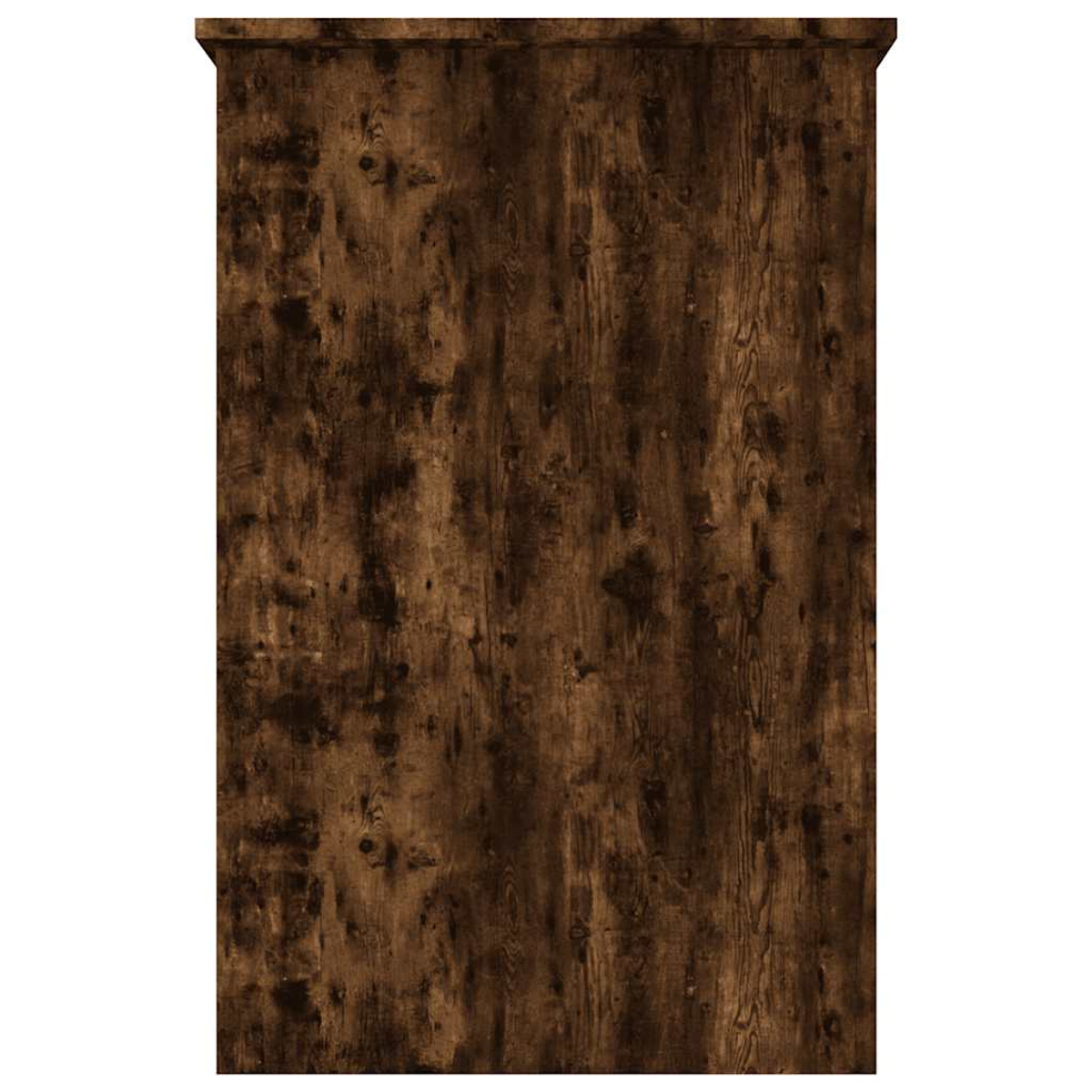 Dunkles Holz mit Maserung und Flecken.
