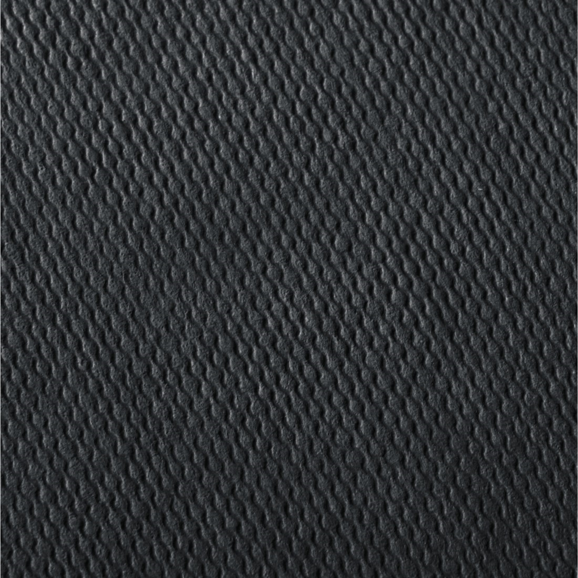 Ciemnoszara tekstura z falistymi grzbietami w ukośnych rzędach.