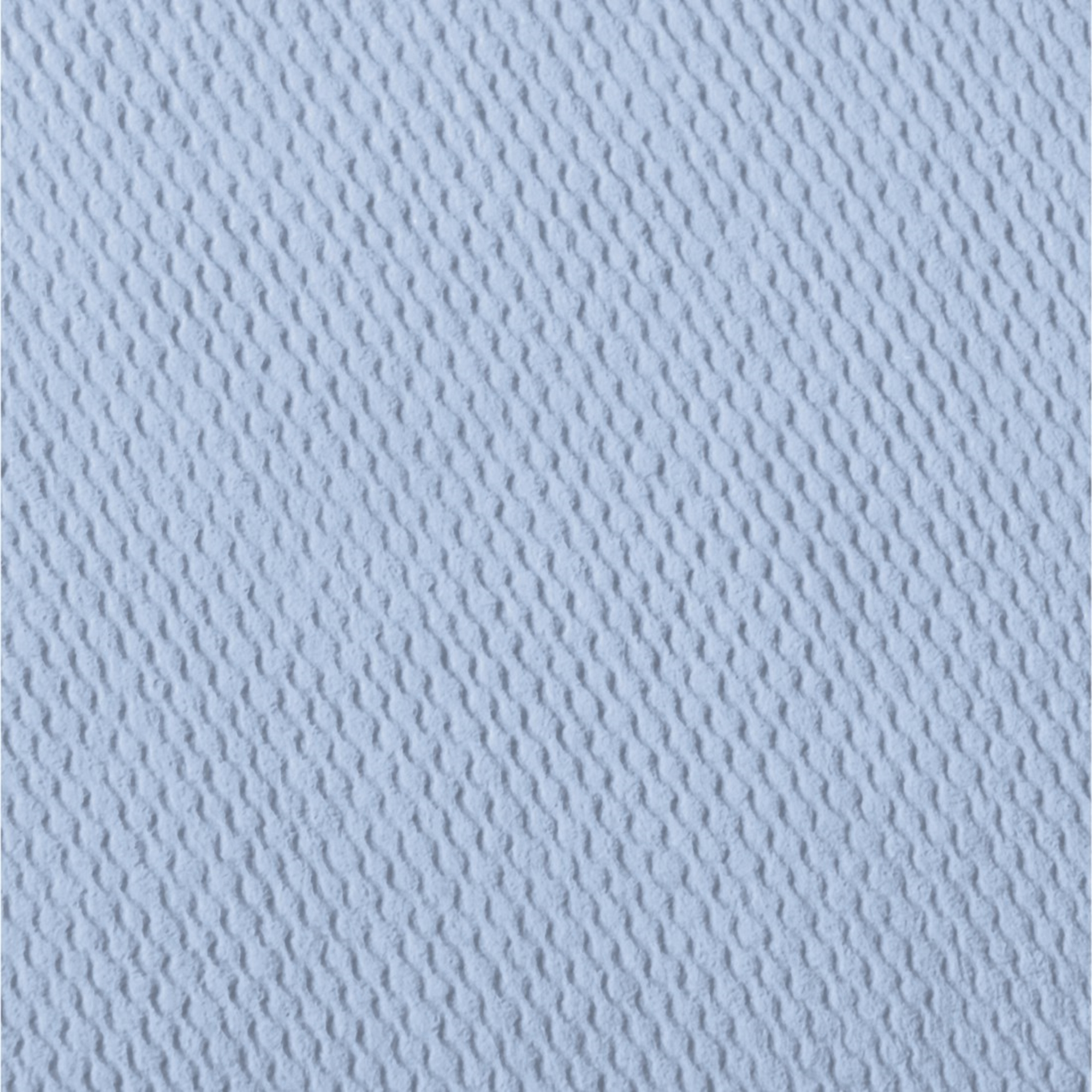 Zbliżenie jasnoniebieskiej, fakturowanej powierzchni z falistym wzorem.