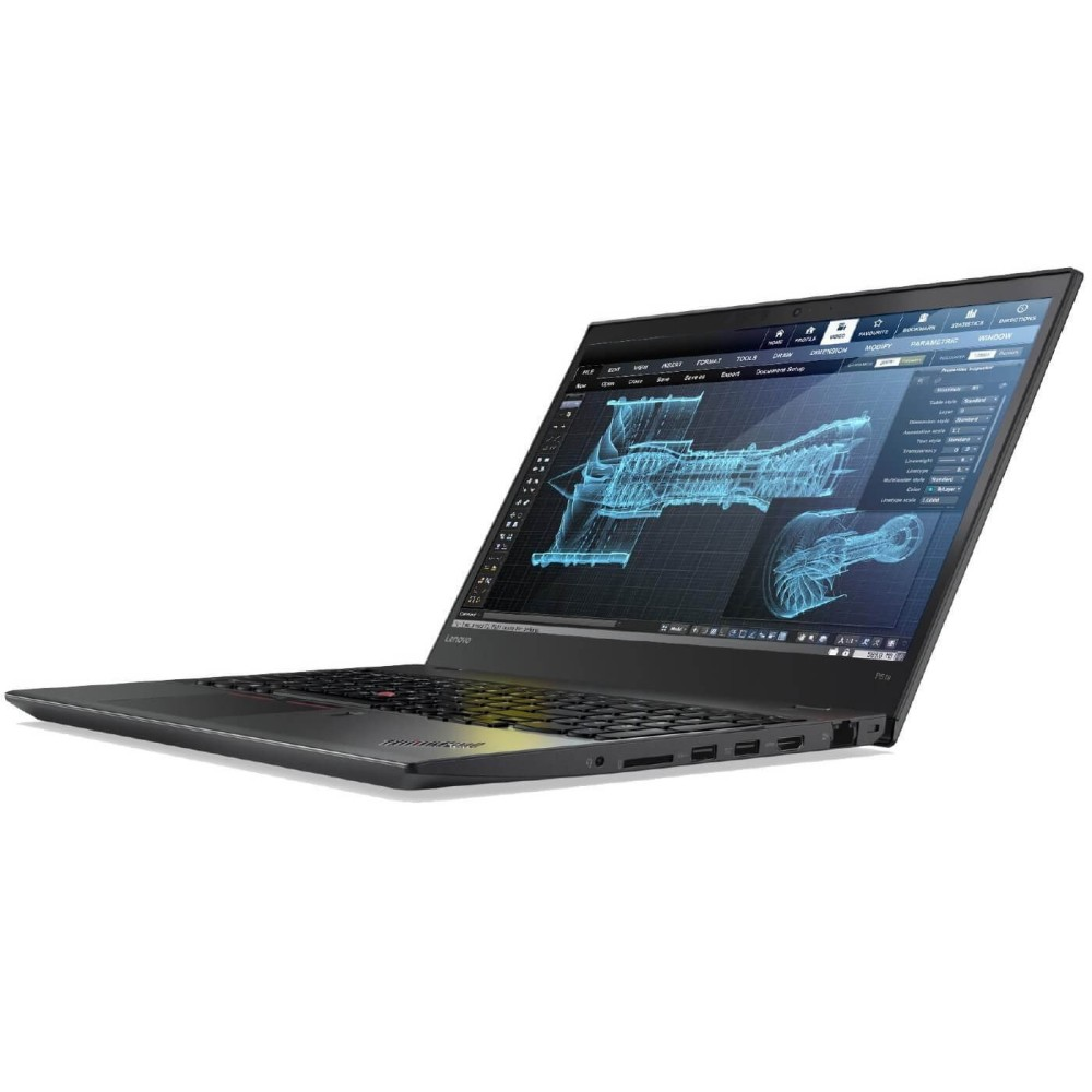 Een geopende zwarte laptop met een technische blauwdruk op het scherm.