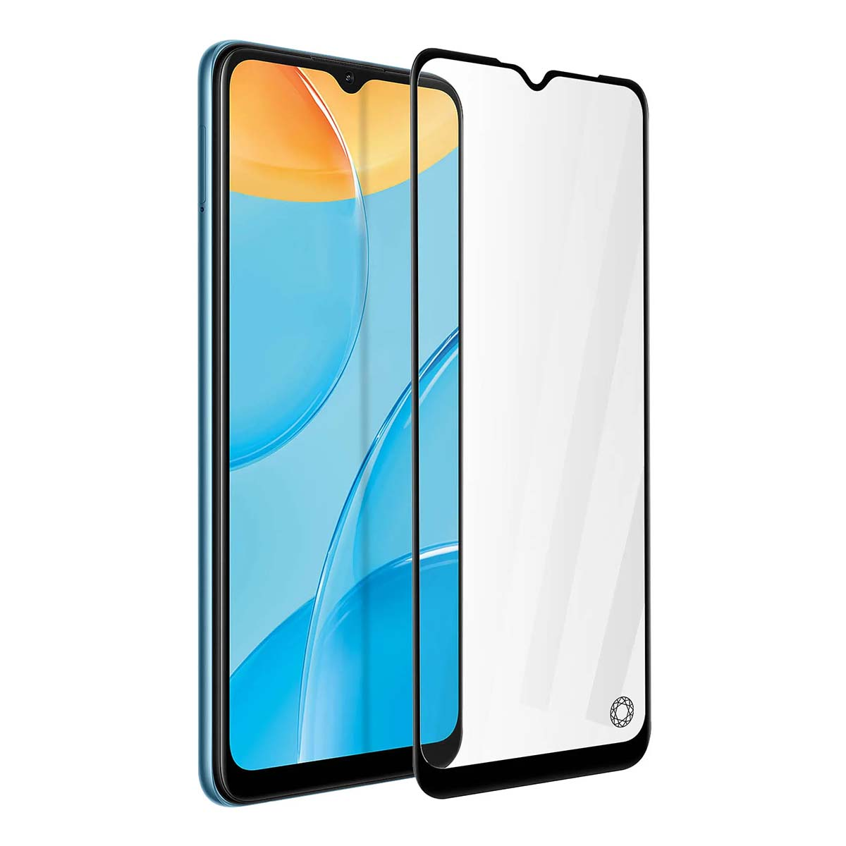 Een smartphone met een schermprotector