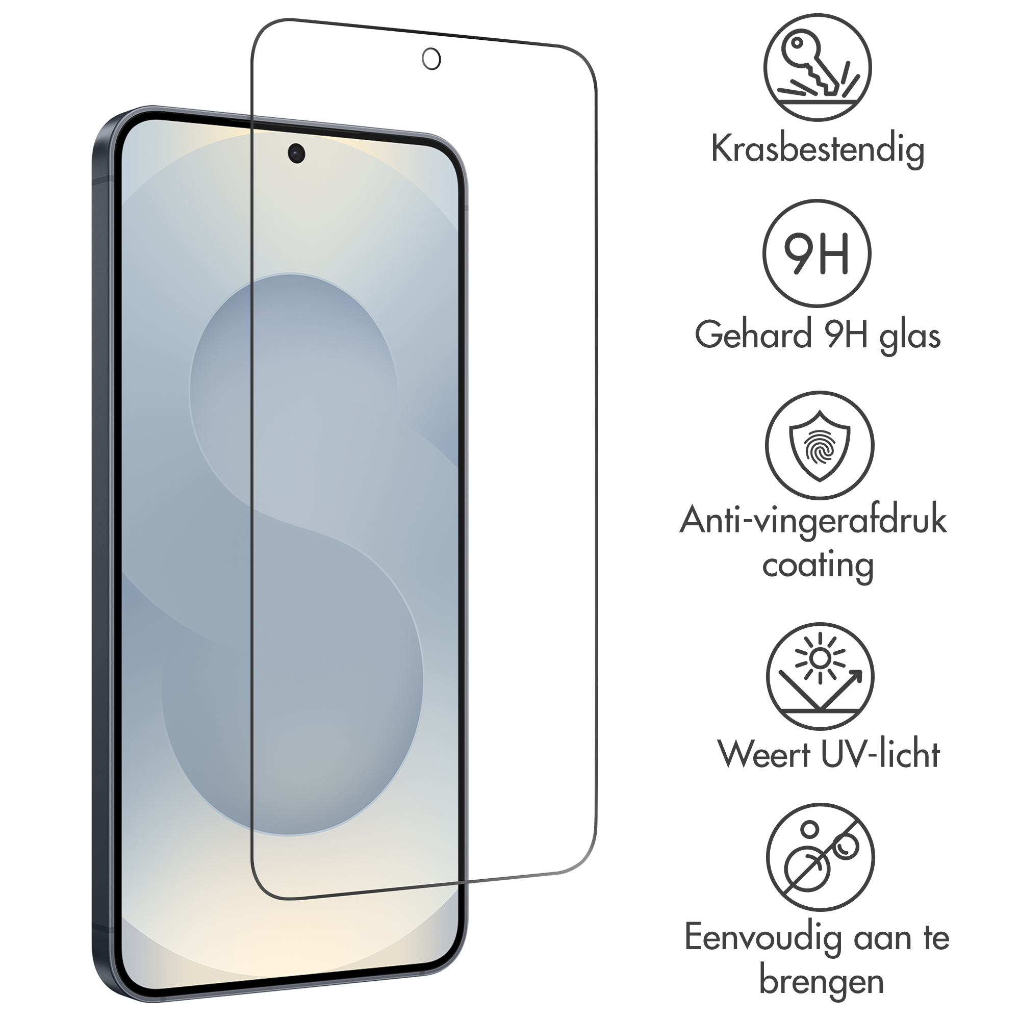 Uno smartphone con proteggi schermo antigraffio.