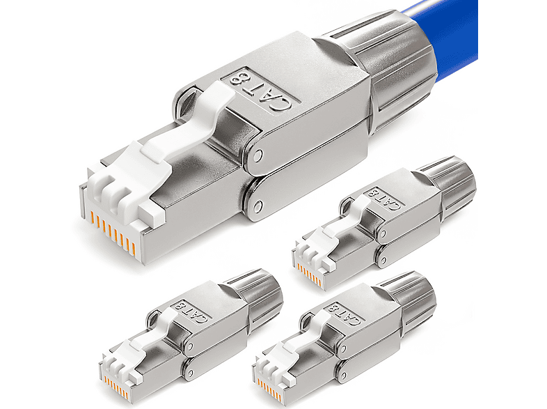 HB-DIGITAL CAT 8 RJ45 LSA 4 Netzwerkstecker | SATURN