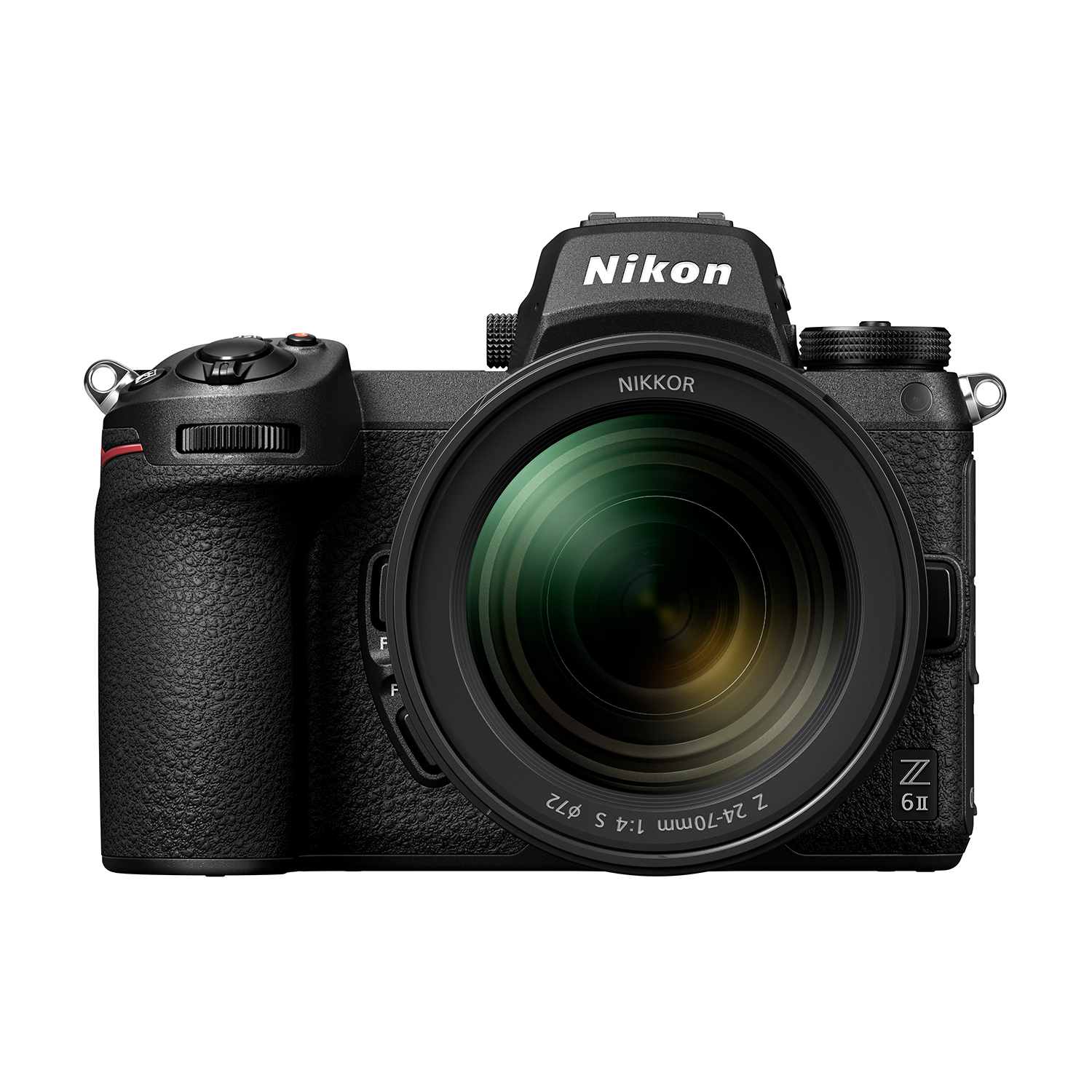Cámara Nikon Z 6II negra con lente NIKKOR Z 24-70mm 1:4 S.