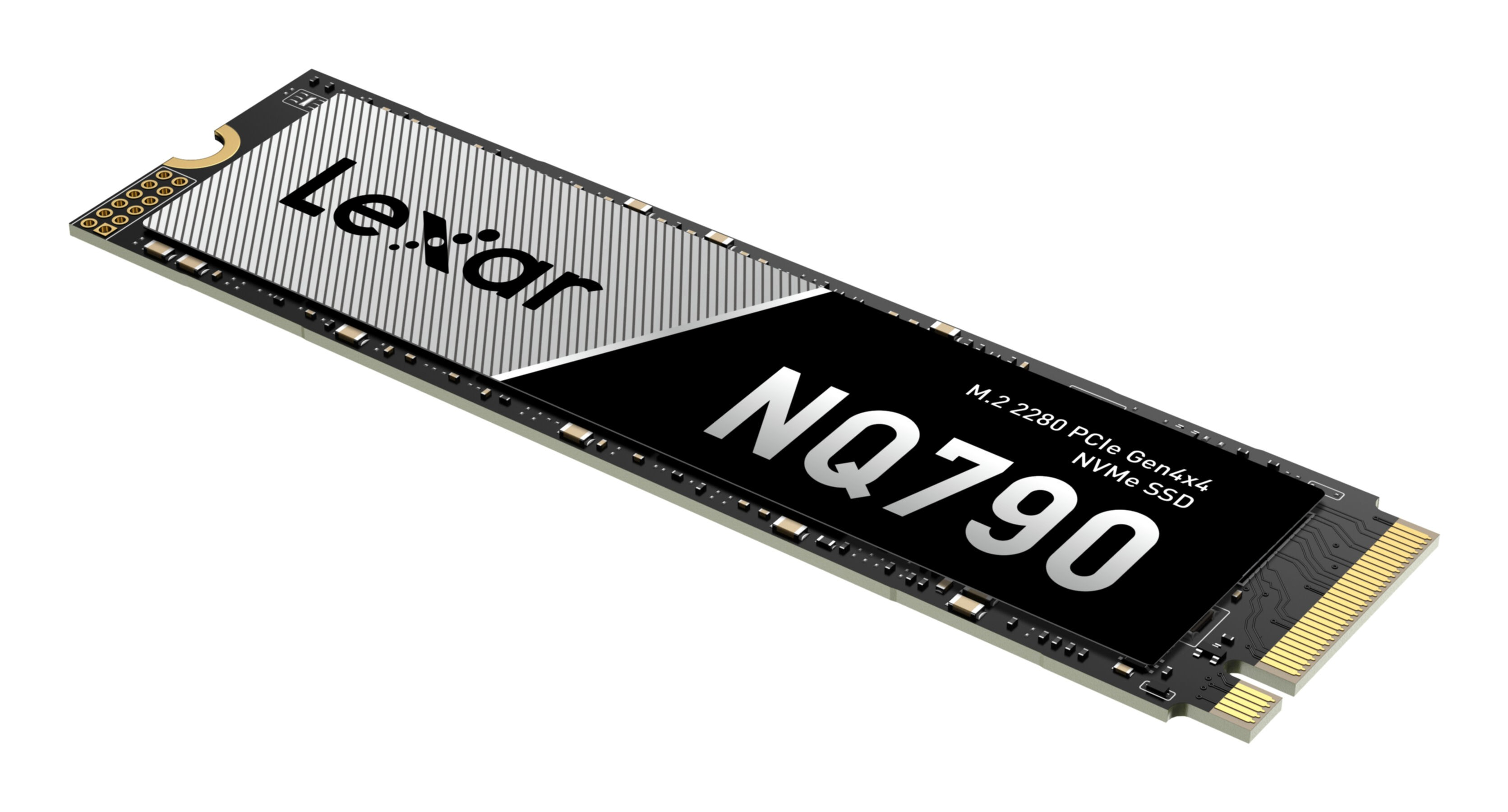 Dysk SSD Lexar NQ790 M.2 2280 PCIe Gen4x4 NVMe ze złotymi złączami.