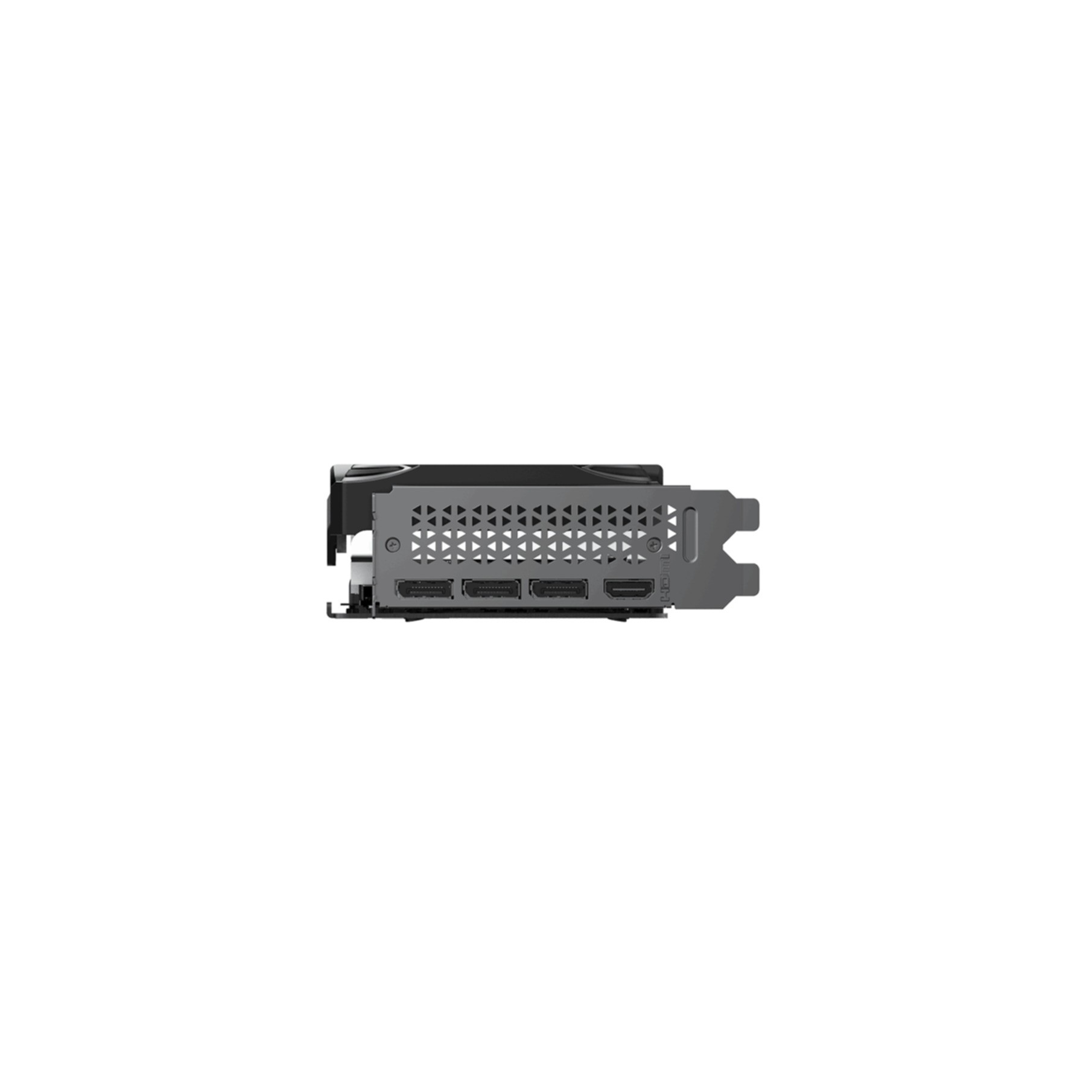 Grafikkarte mit drei DisplayPorts und einem HDMI-Anschluss.