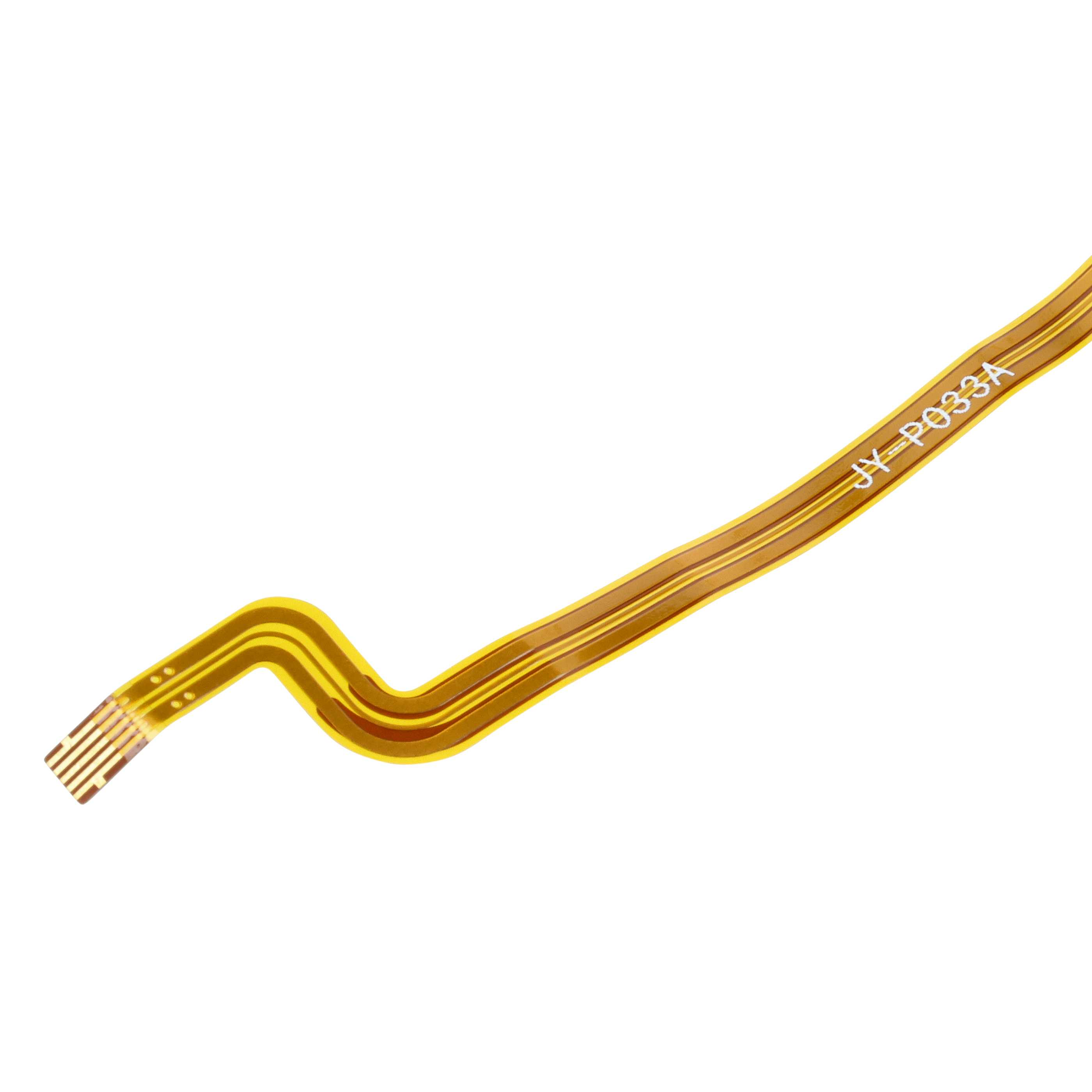 Flexibles Flachbandkabel mit Leiterbahnen und der Aufschrift JY-P033A.