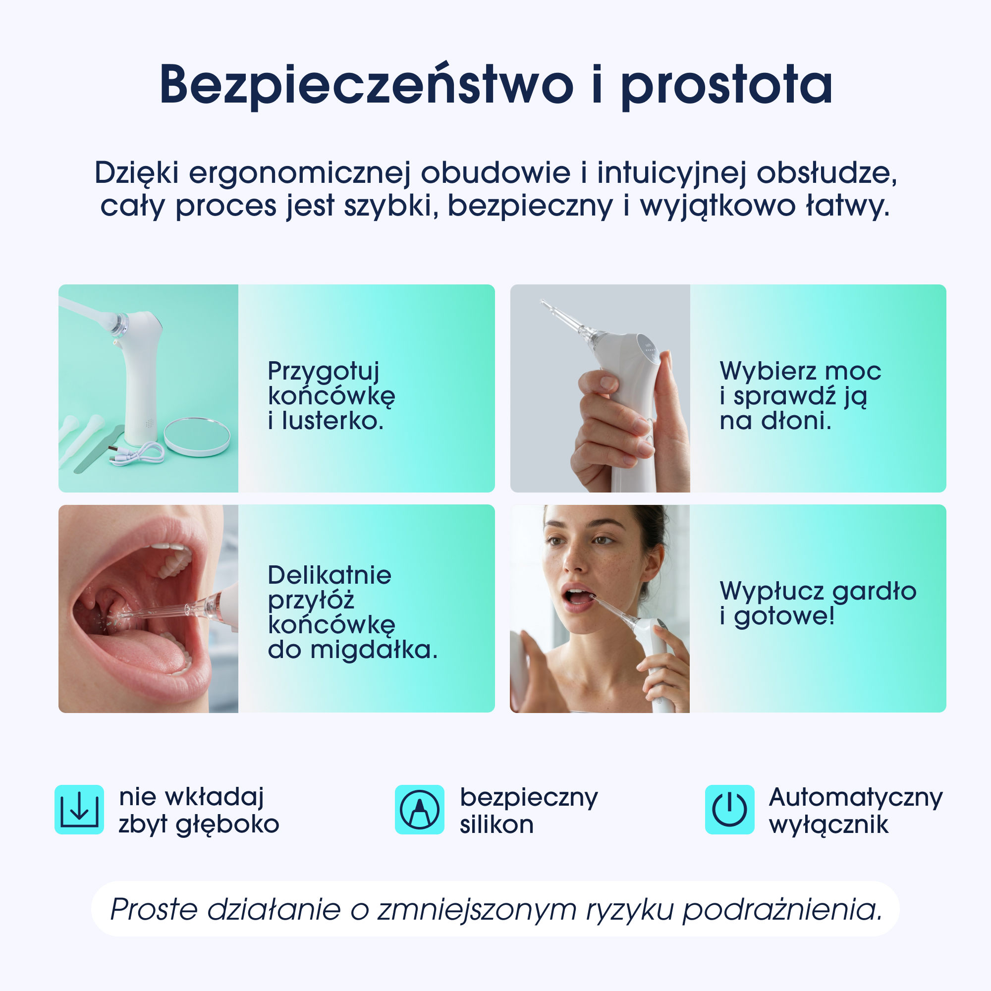 Instrukcja urządzenia medycznego: przygotowanie, użycie, płukanie.