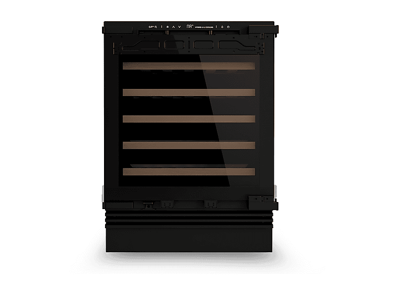 LES PETITS CHAMPS CAVINTG48 Weinkühlschrank (EEK F, Schwarz)