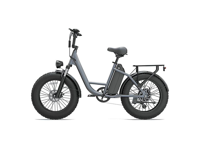 URLIFE E20 Pro All Terrain Bike (ATB) (Laufradgröße: 20 Zoll, Unisex-Rad, Grau)
