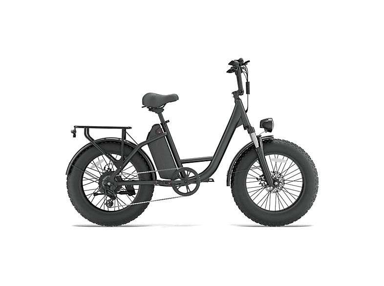 URLIFE E20 Pro All Terrain Bike (ATB) (Laufradgröße: 20 Zoll, Unisex-Rad, Schwarz)