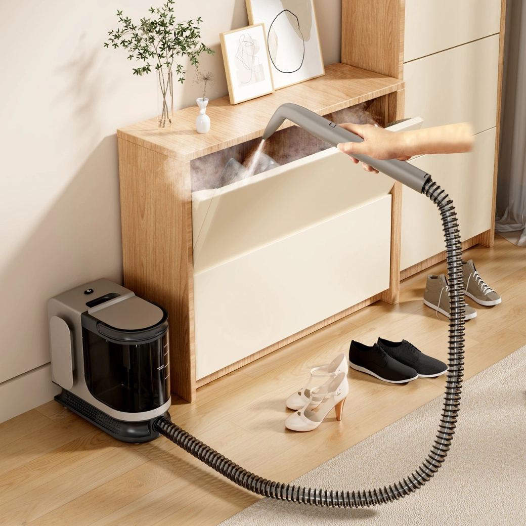 Parownica jest używana do czyszczenia szuflady na buty.