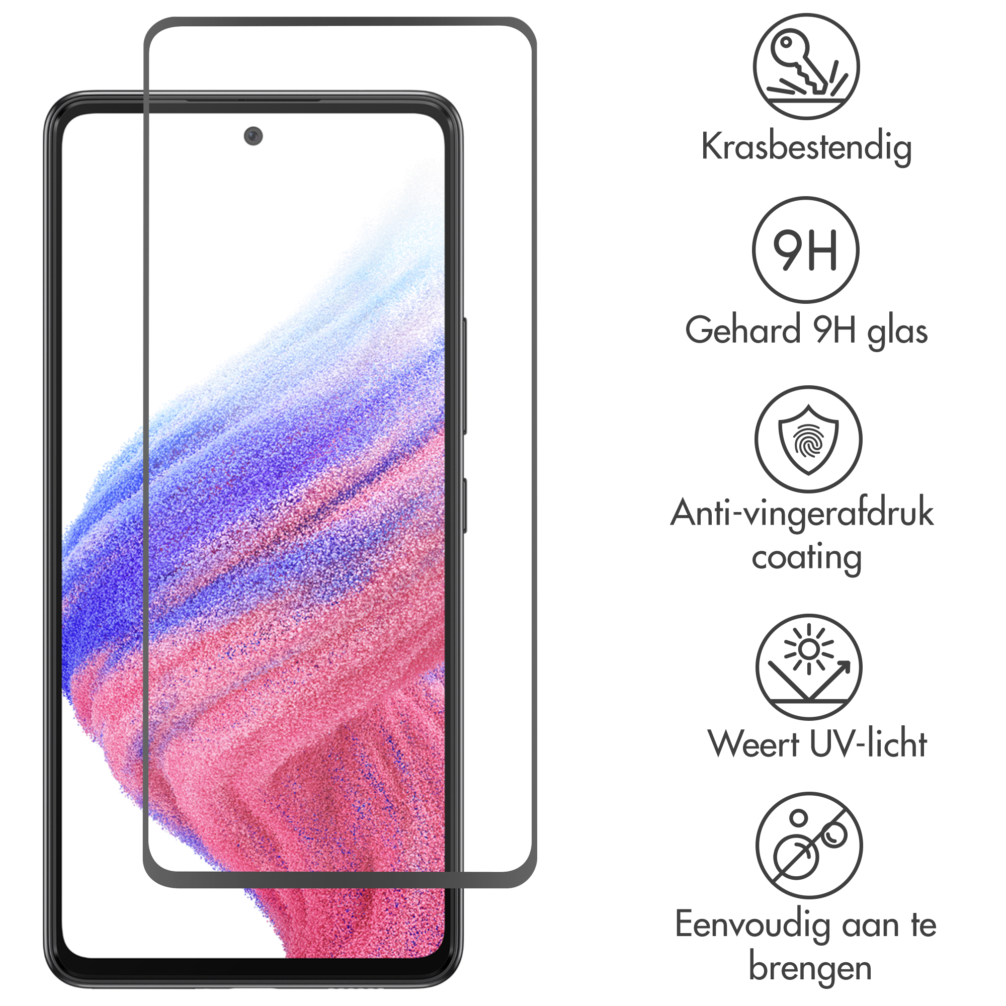 Protection d'écran pour smartphone, résistante aux rayures et dureté 9H.