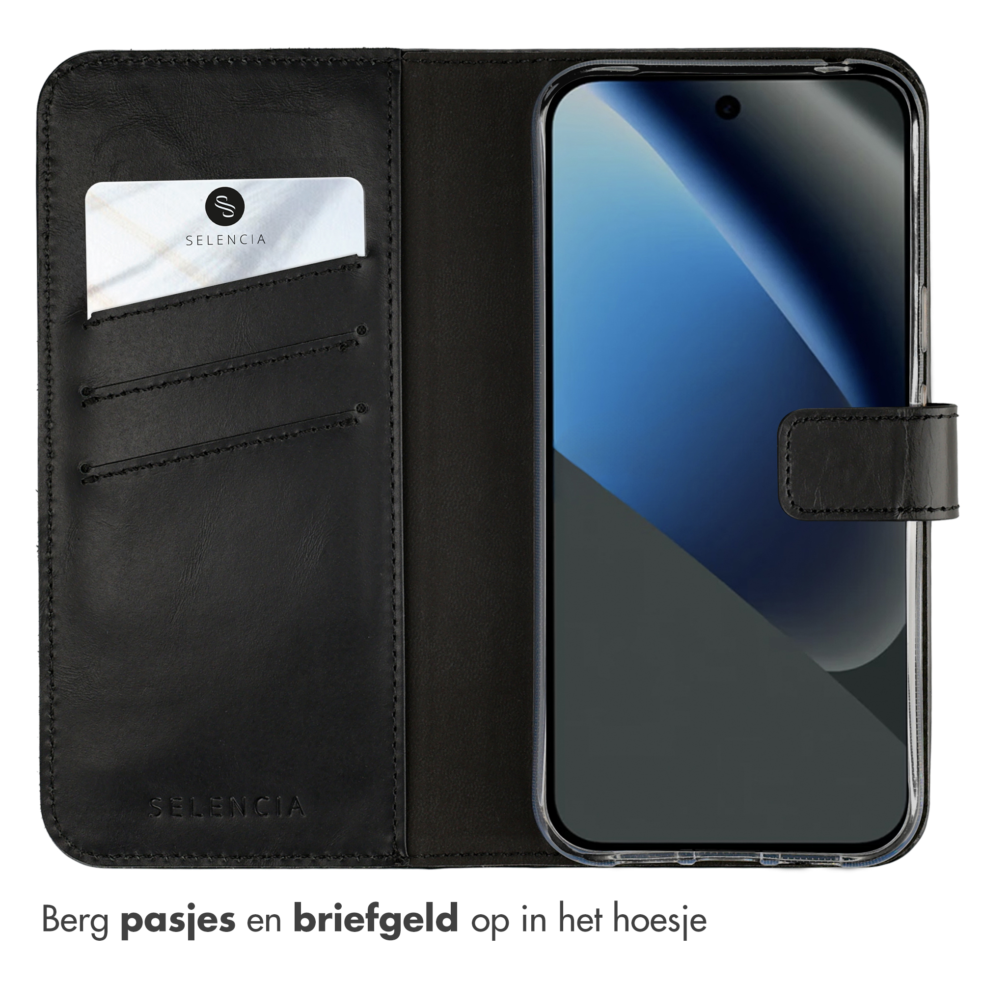 BoerHang Cover Portafoglio In PU + TPU Per Vivo X100 Ultra – Con Slot Per Schede E Supporto Integrato, Nero - 5