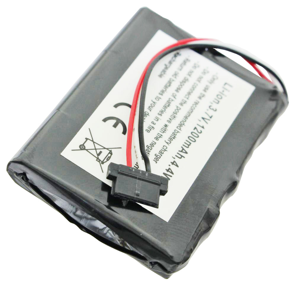 Li-Ion Akku, 3,7V, 1200mAh, 4,4W, mit Kabeln.