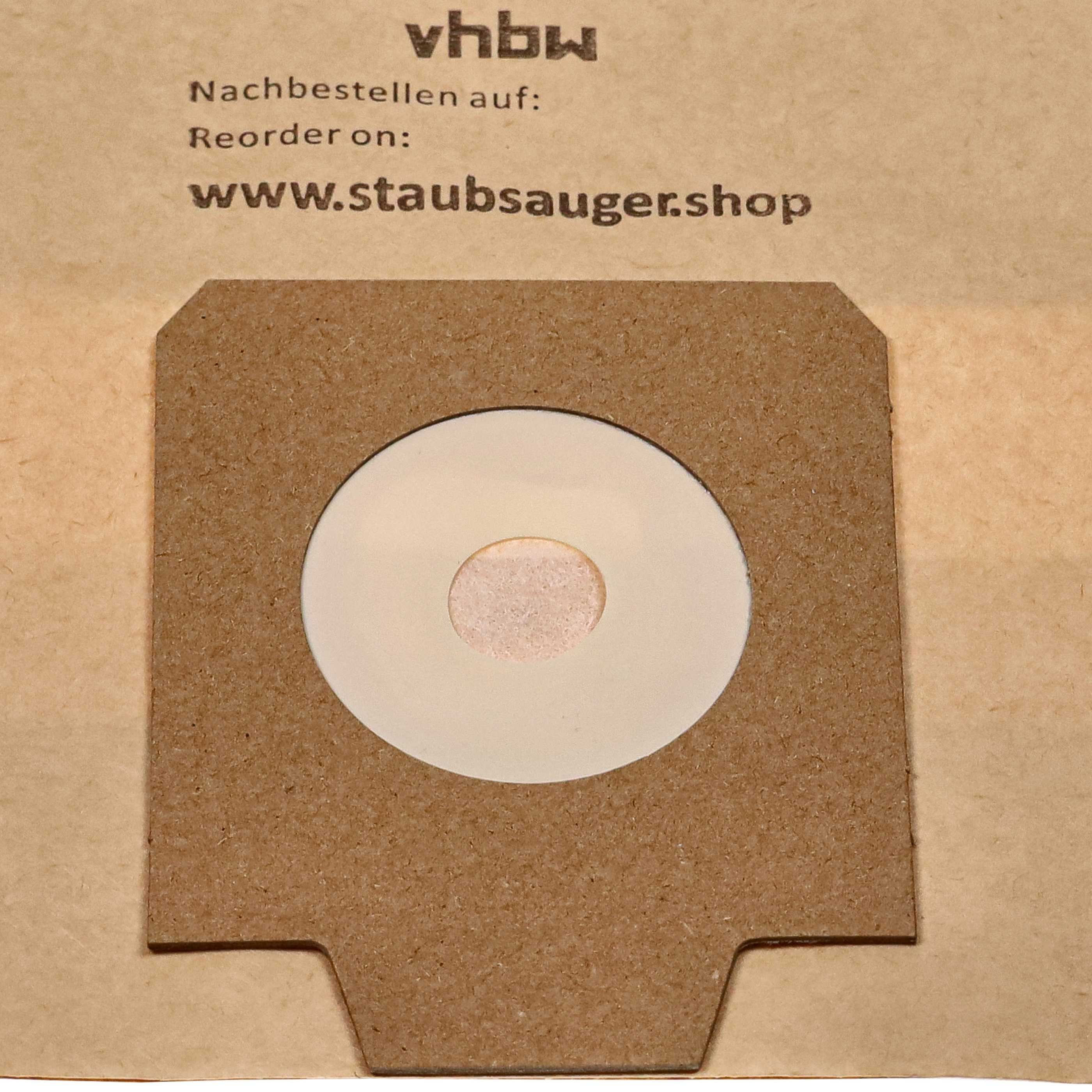 VHbW Logo und Bestellinfo auf braunem Karton mit rundem Ausschnitt.