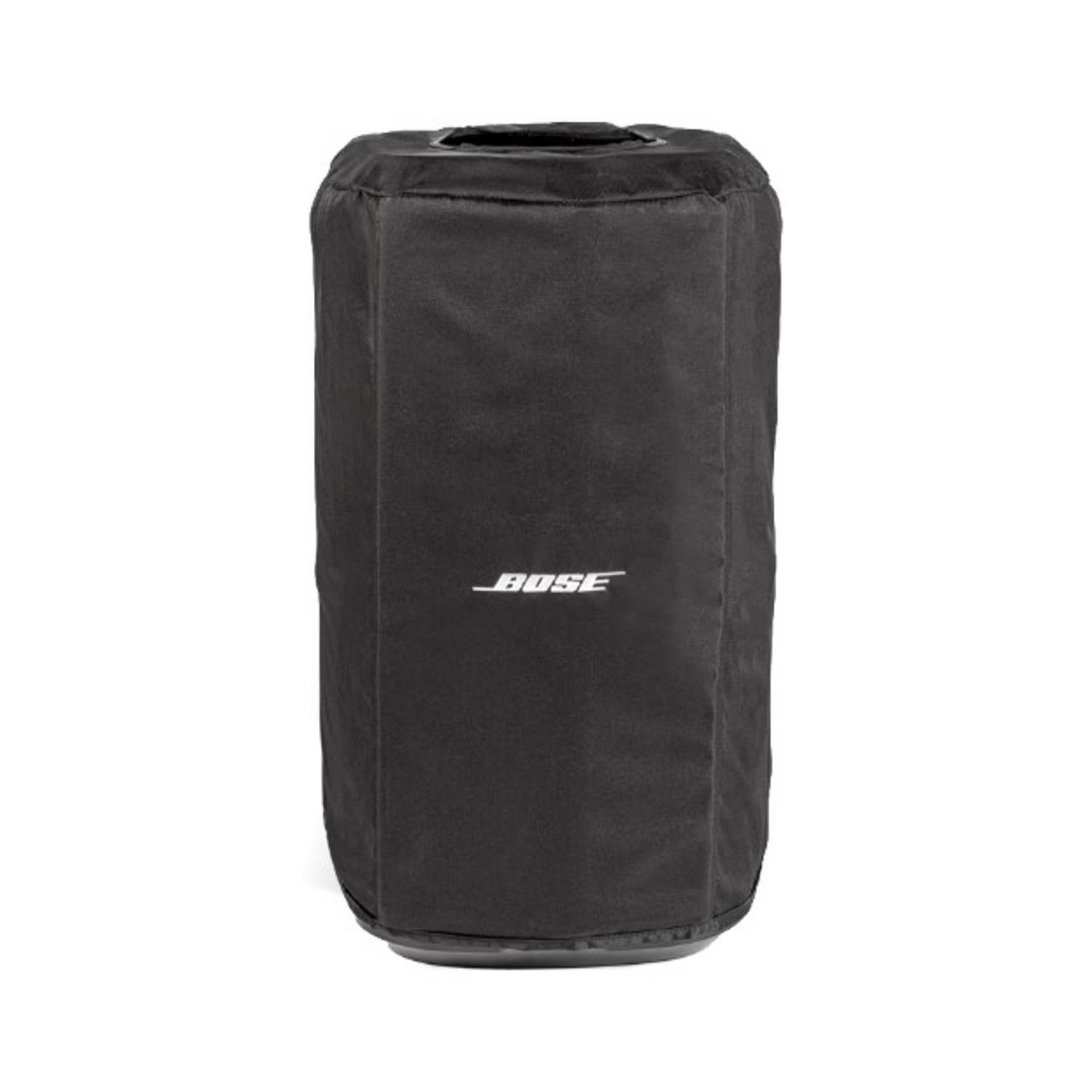 Copertura nera per altoparlante con logo Bose, su sfondo bianco.