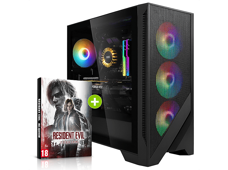 AURUMPC AMD R7 + RTX5070, Gaming PC Ryzen™ 7 9850X3D Prozessor, 32 GB RAM, 1000 GB SSD, NVIDIA GeForce RTX™ 5070, Windows 11