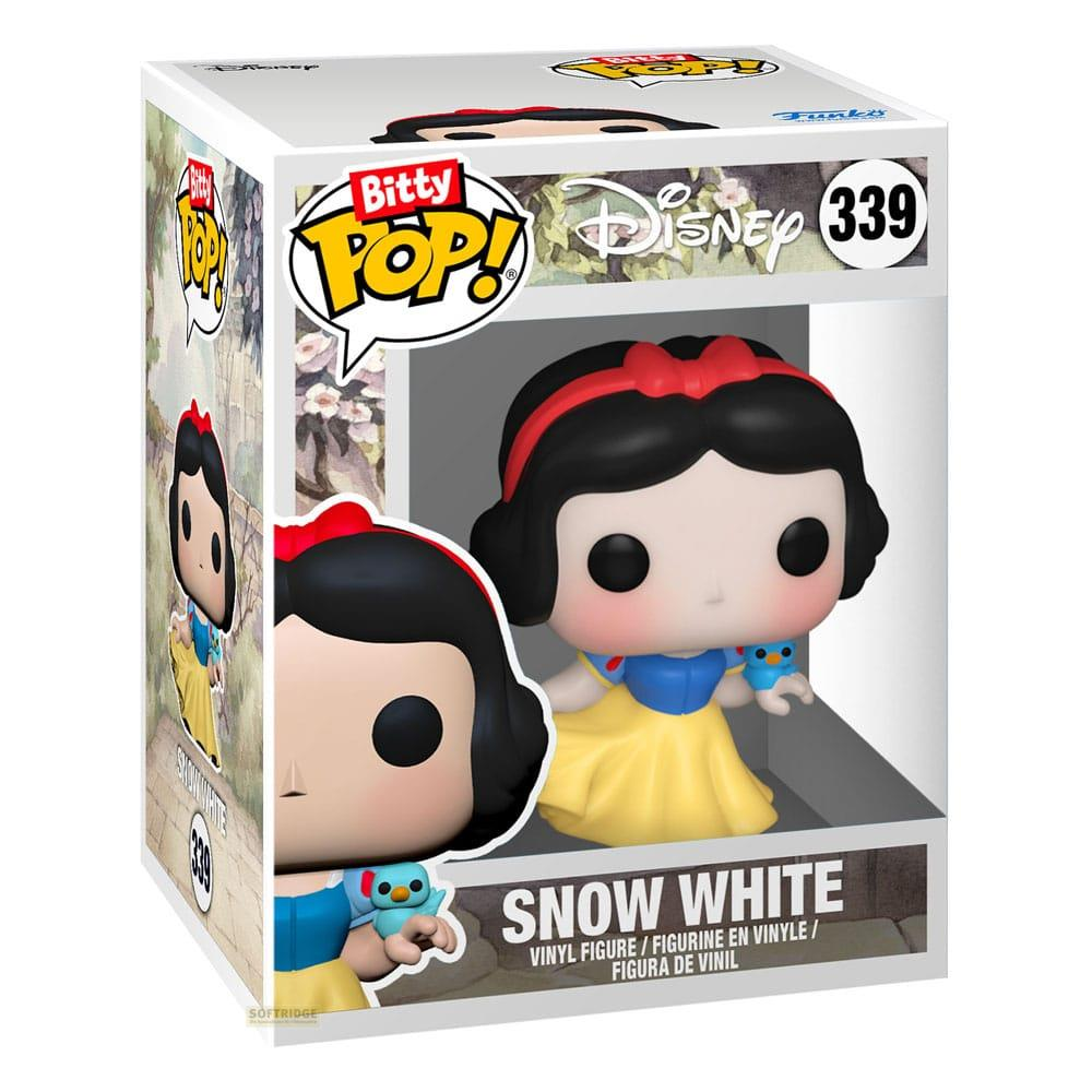 Figurka winylowa Funko Pop! Królewny Śnieżki z niebieskim ptaszkiem.