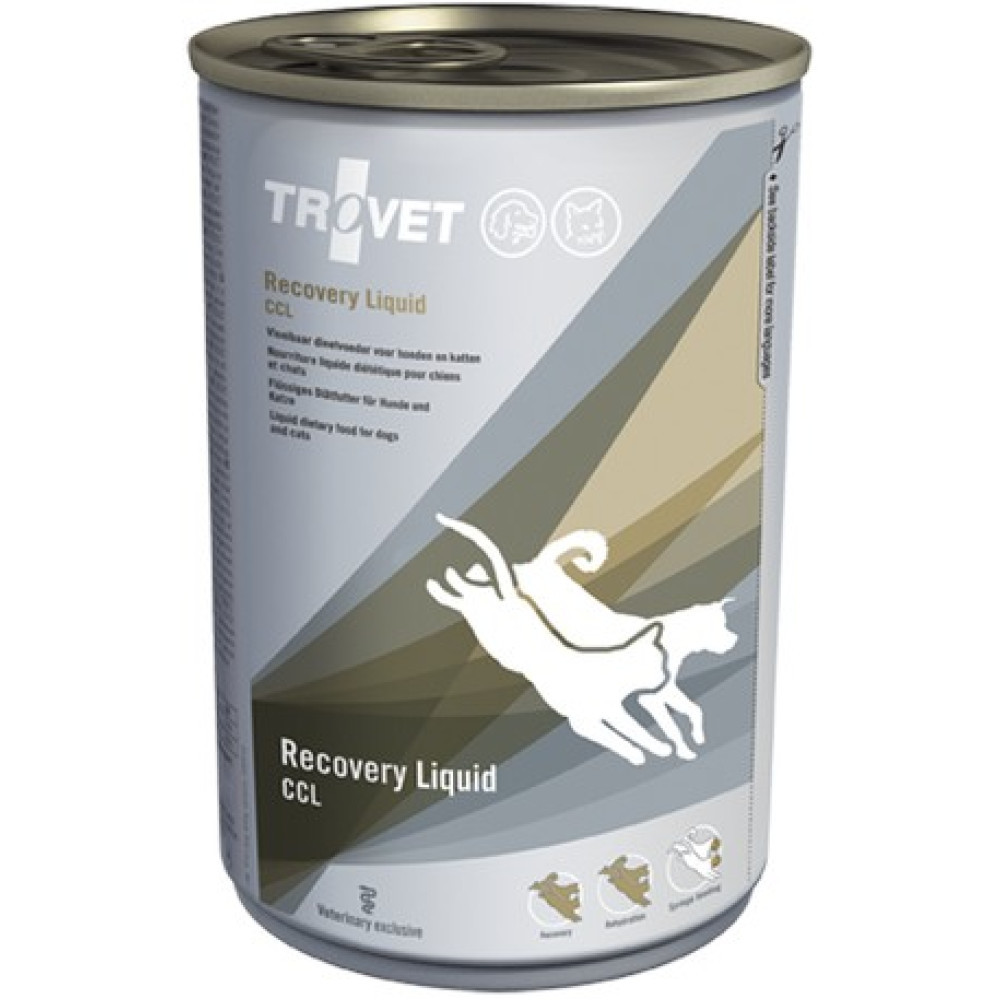 Puszka Trovet Recovery Liquid dla psów i kotów.
