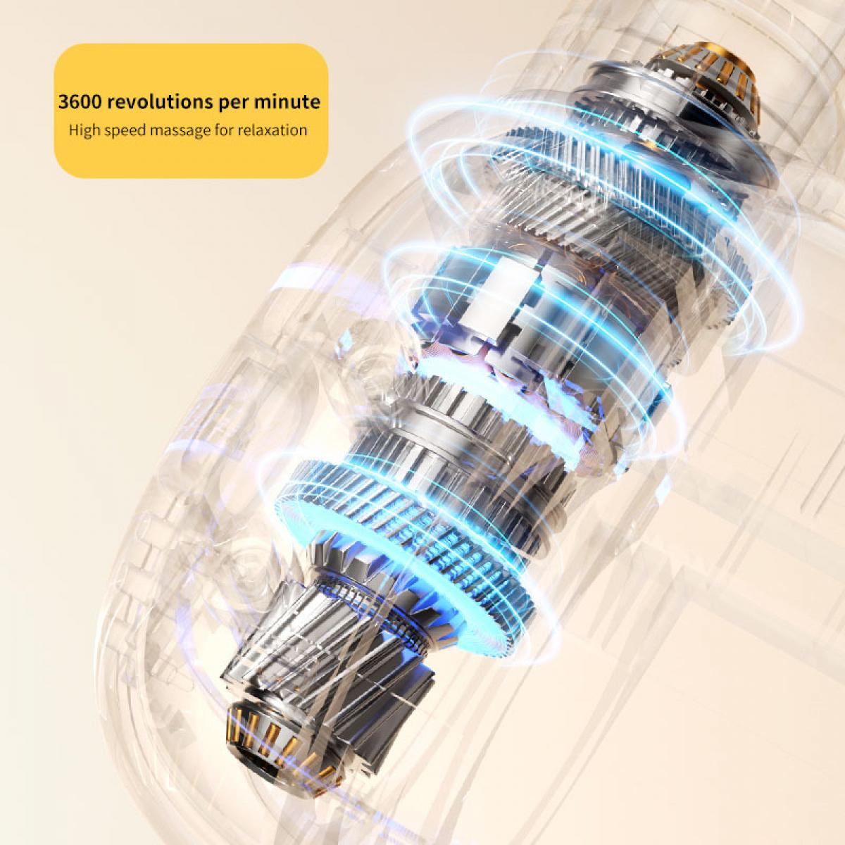 Nahaufnahme eines mechanischen Getriebes mit blauen Lichtspiralen, die sich drehen.