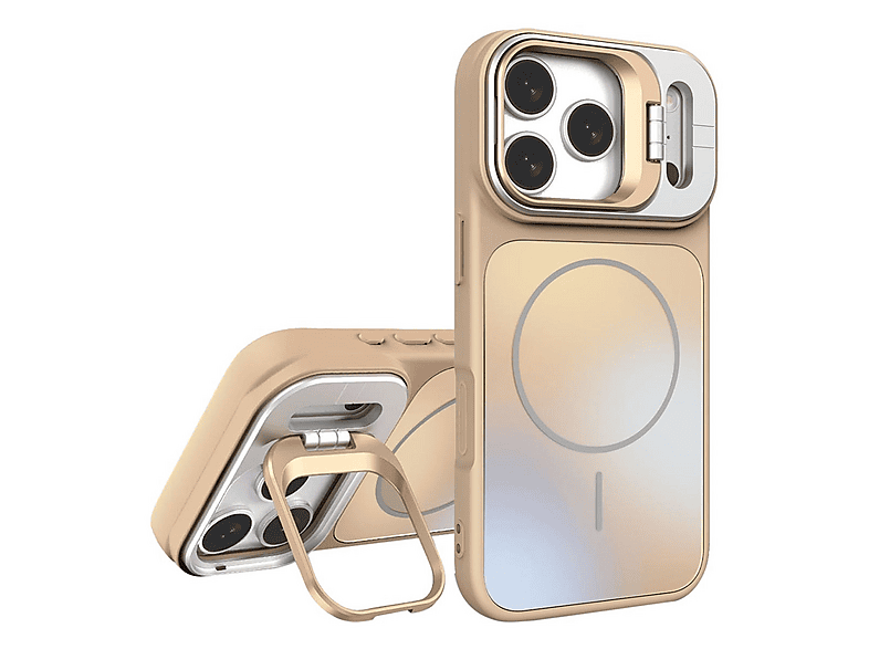 WIGENTO AG Frosted MagSafe Hülle mit Standfunktion, Backcover, Apple ...