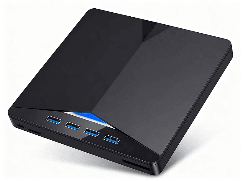 BYTELIKE 7-in-1 USB 3.0 Type-C SD TF extern CD/DVD Brenner
