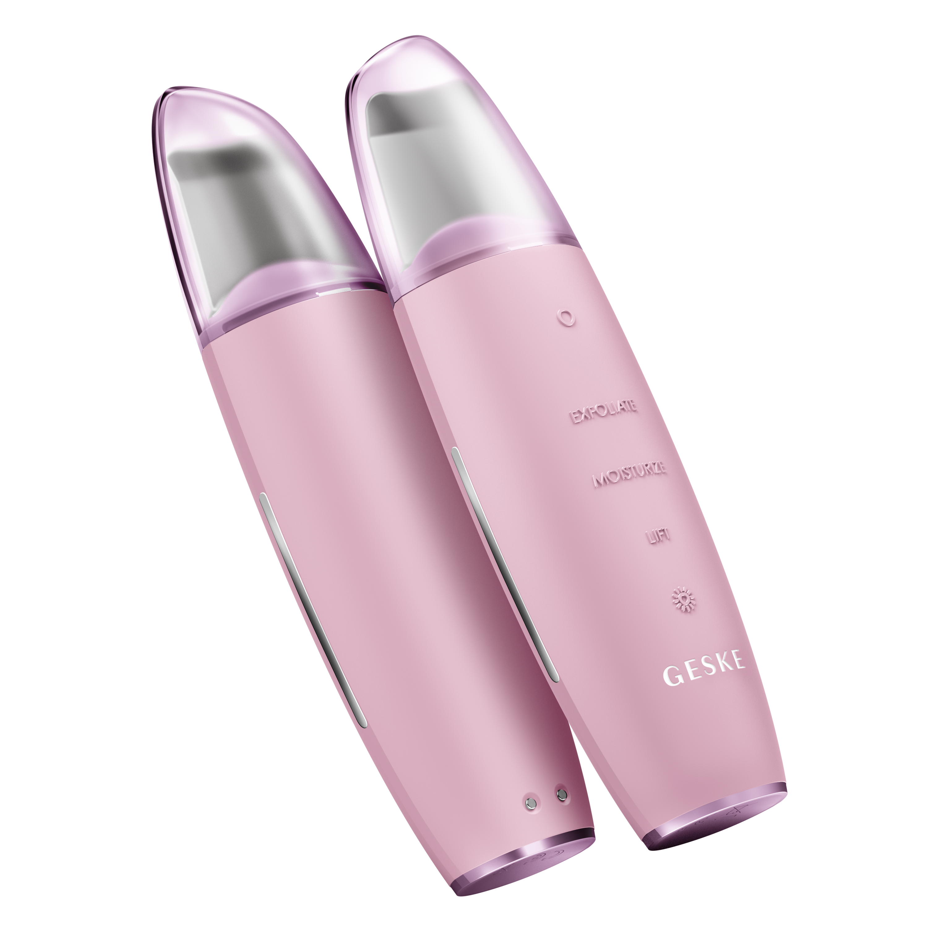 GESKE Titreşimli, Mikro Akım MicroCurrent Skin Scrubber & Blackhead Siyah Nokta Temizleme Cihazı Beyaz
