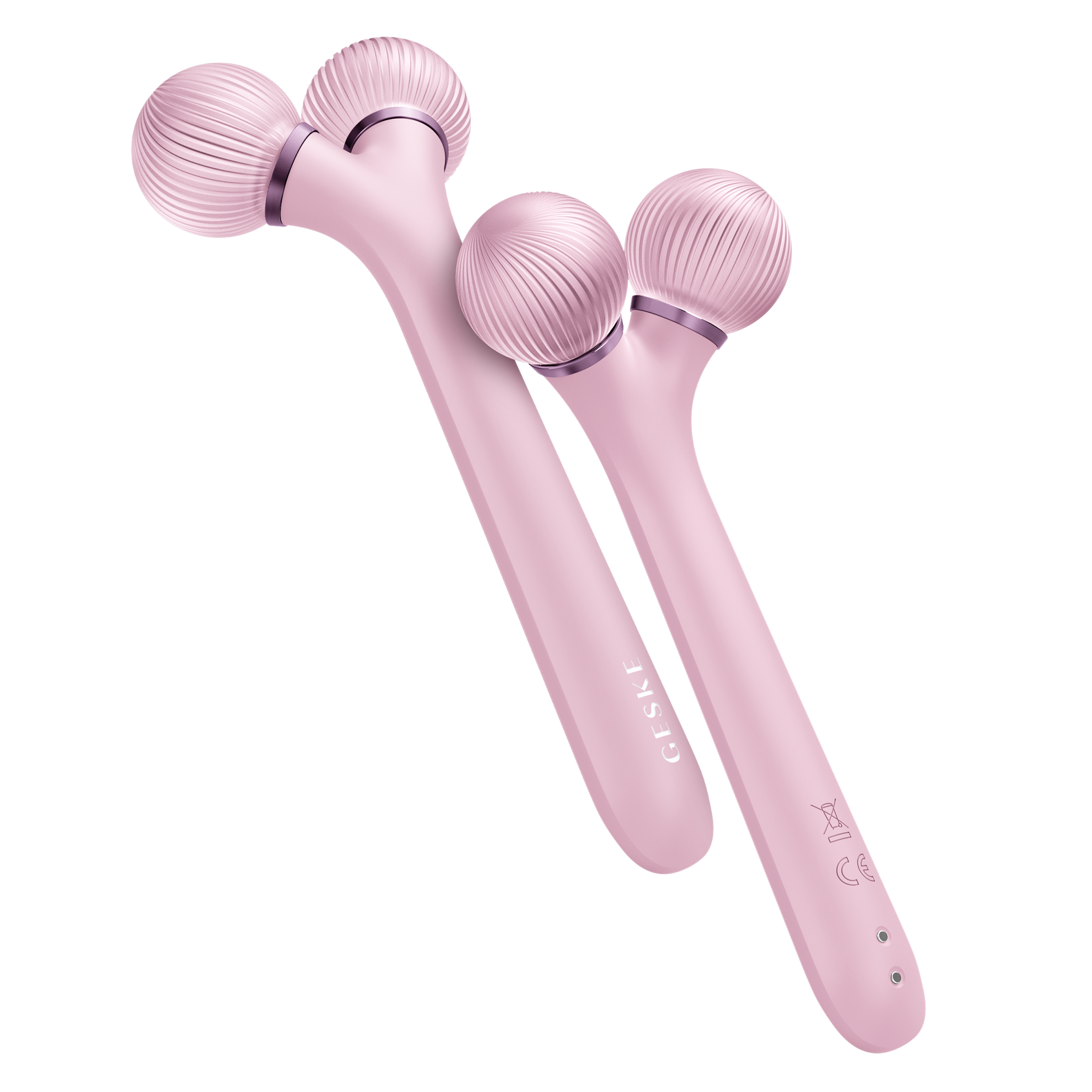 GESKE Titreşimli Sonic Facial Roller Güzellik Cihazı Beyaz