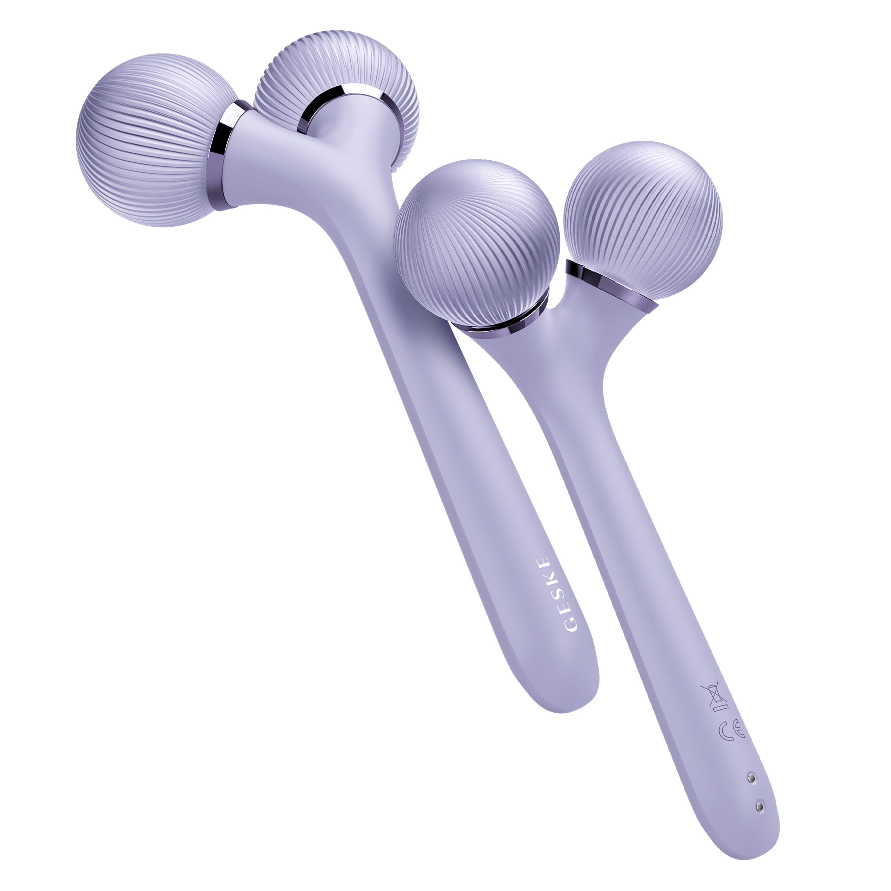 GESKE Titreşimli Sonic Facial & Body Roller Güzellik Cihazı Beyaz