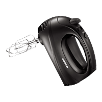 MediaMarkt MELISSA Handmixer - 300 W - 5 snelheden - Turbo - 2 kloppers / 2 deeghaken - Zwart Handmixer Zwart aanbieding