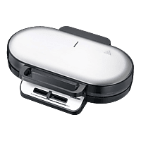 MediaMarkt MELISSA Dubbele wafelijzer 1200W Zwart / Roestvrij Staal Wafelijzer RVS-Zwart aanbieding