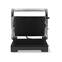 MediaMarkt MELISSA Panini grill en contactgrill met antiaanbaklaag en oververhittingsbeveiliging 1000W Zwart Contact Grill Zwart aanbieding