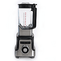 MediaMarkt GASTRONOMA Blender 2L Tritan BPA-vrije kan 2000W Blender RVS,Zwart aanbieding