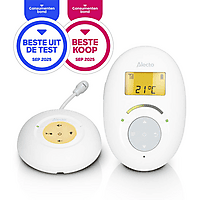 MediaMarkt ALECTO DBX120 Full Eco DECT babyfoon wit/blauw Full ECO DECT Babyfoon aanbieding