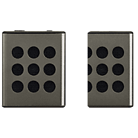 MediaMarkt LENCO Bluetooth-stereoluidsprekerset met 8 uur afspeeltijd met accessoires Grijs Bluetooth-Speaker Zwart,Zilver aanbieding