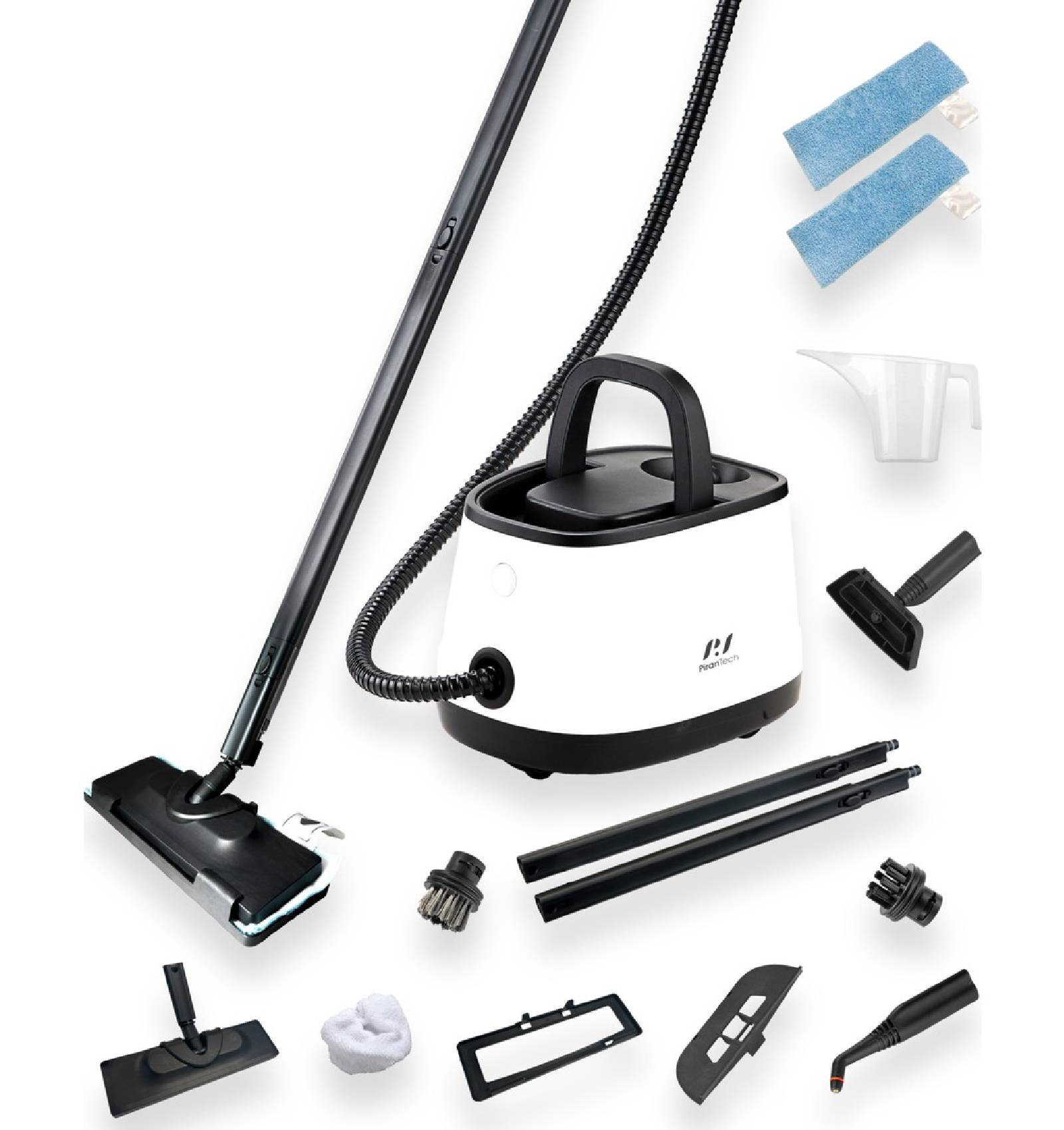 PİRANTECH CB-101A Çok Fonksiyonlu Buharlı Temizlik Makinesi Beyaz