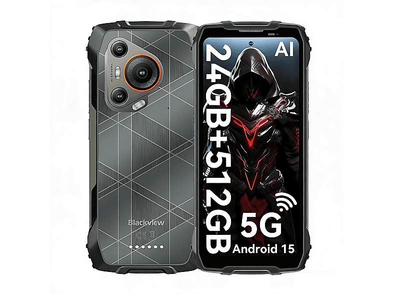 BLACKVIEW BL7000 5G 512 GB Schwarz Dual SIM