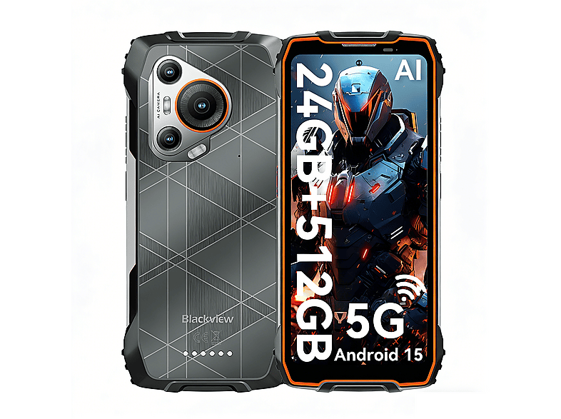 BLACKVIEW BL7000 5G 512 GB Naranja Dual SIM