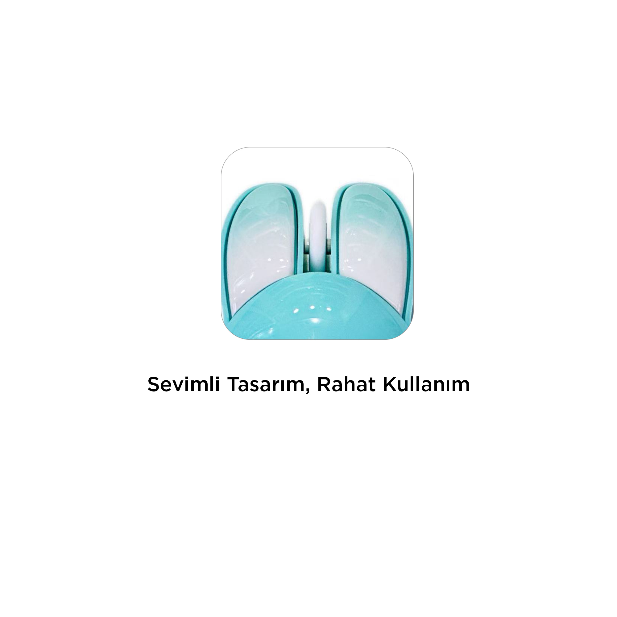 Tekerlekli ve kulplu turkuaz karın kası aleti.
