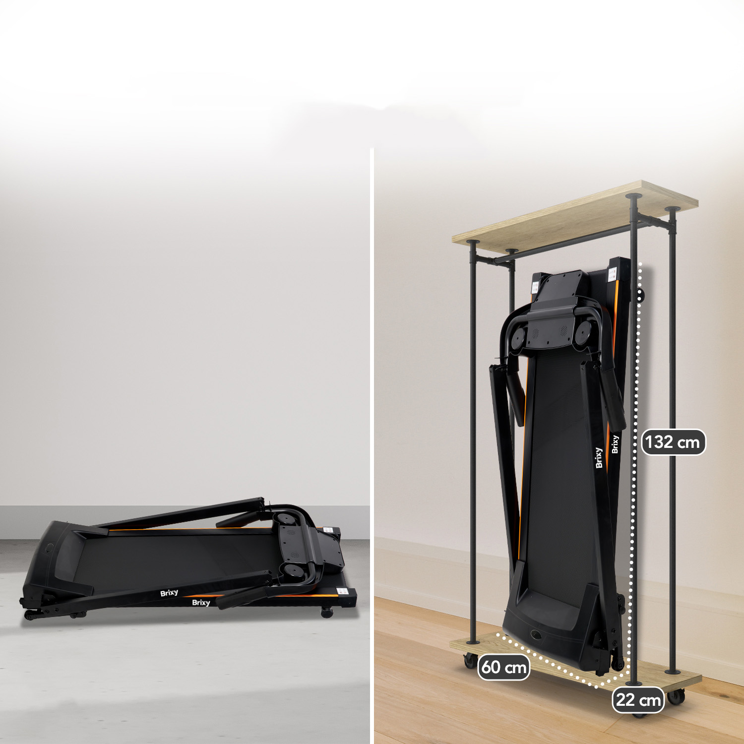 SUIUOI Ruimtebesparende loopband, 14 km/u – elektrische loopband