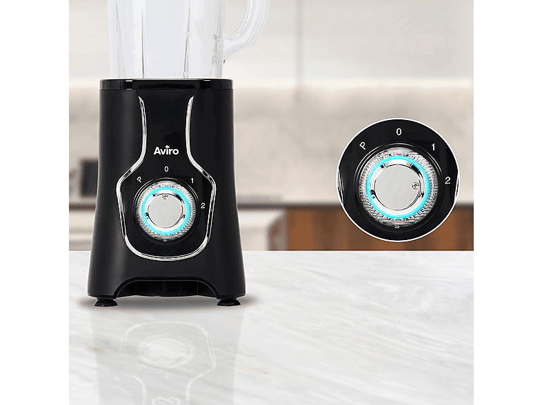 KitchenBrothers Blender - Complete Set - 2x 750ml Kan - Grinder - Stamper - To-Go