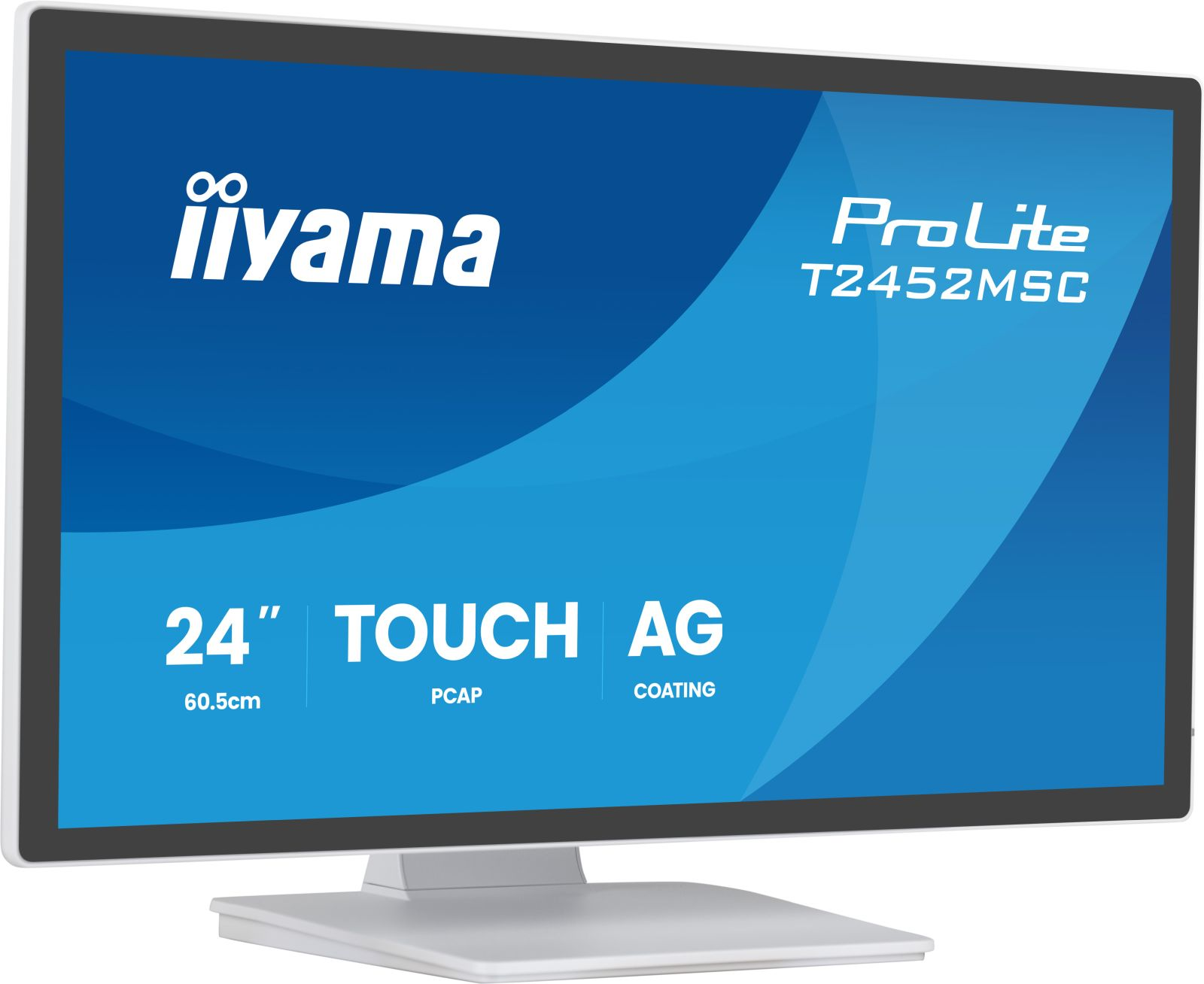 Ein 24-Zoll-Touchscreen-Monitor von iiyama mit ProLite T2452MSC.