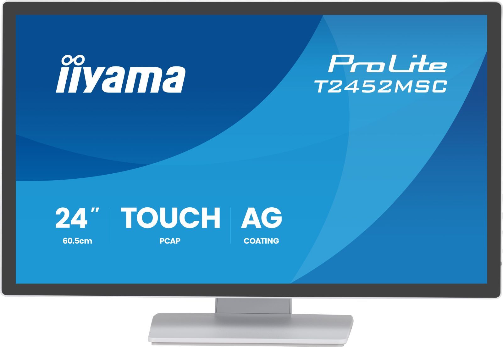 Iiyama ProLite T2452MSC 24" Touchscreen Monitor mit AG-Beschichtung.