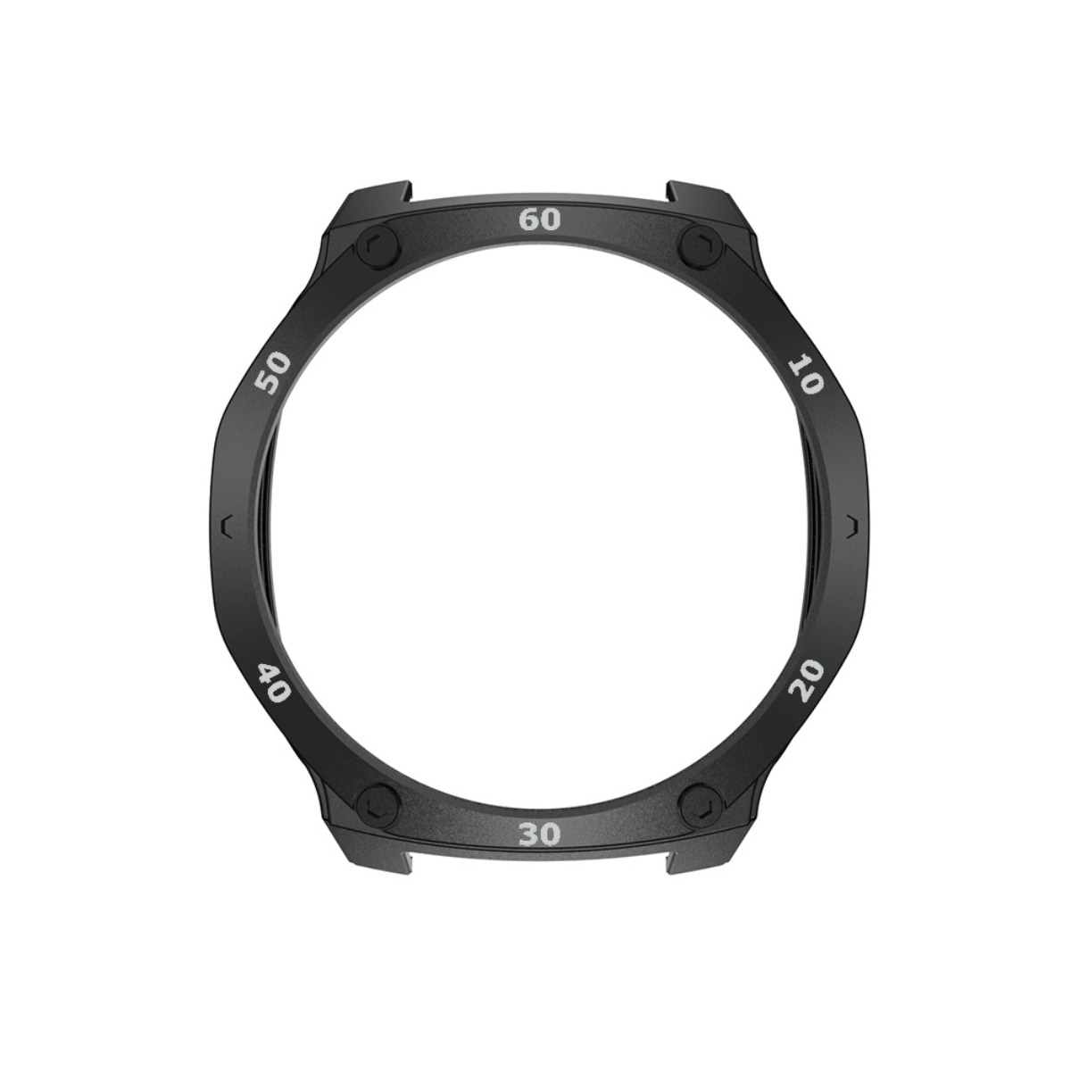 Ghiera nera per orologio con segni bianchi da 10 a 60.