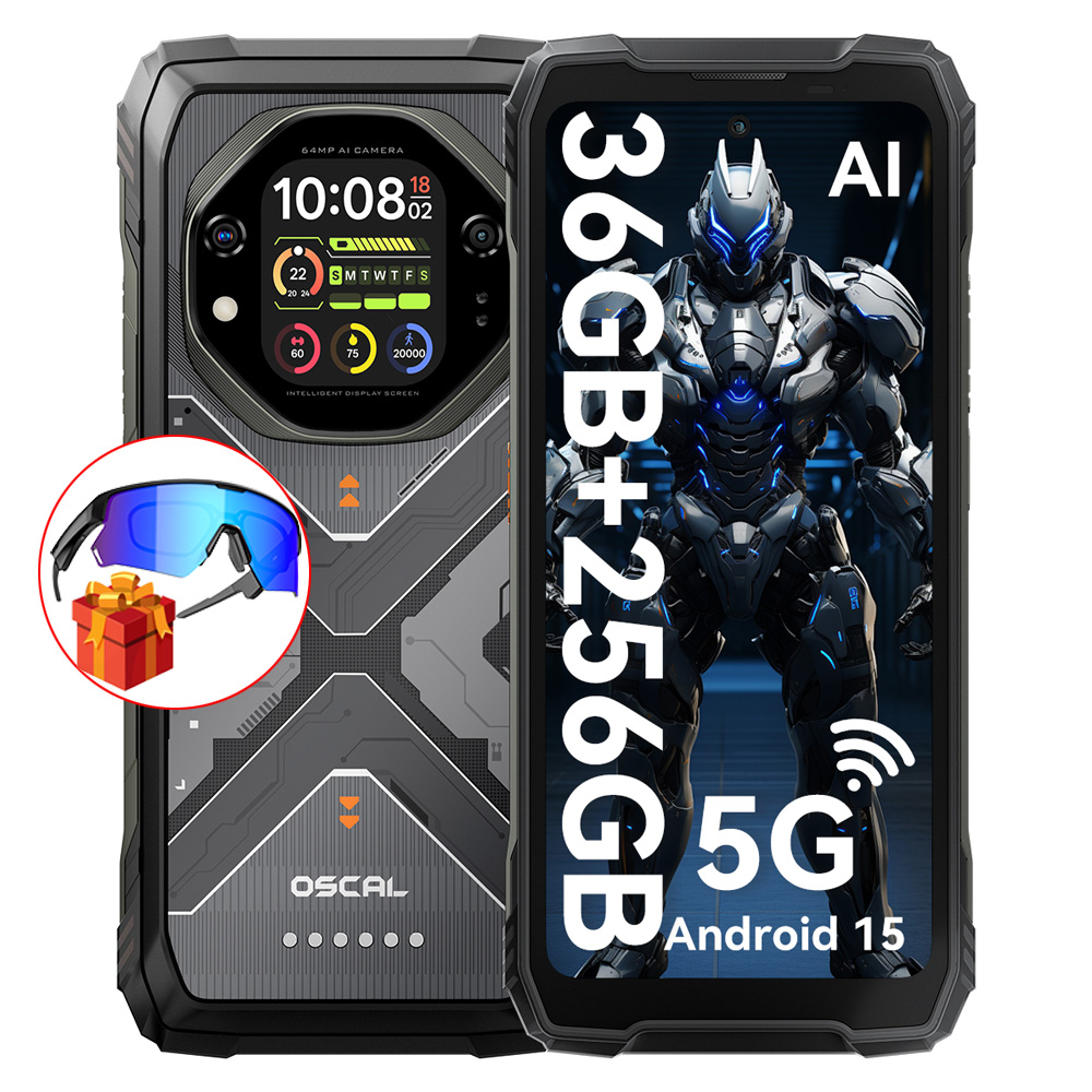 Ein robustes Smartphone mit KI-Kamera, 36GB+256GB, 5G, Android 15.