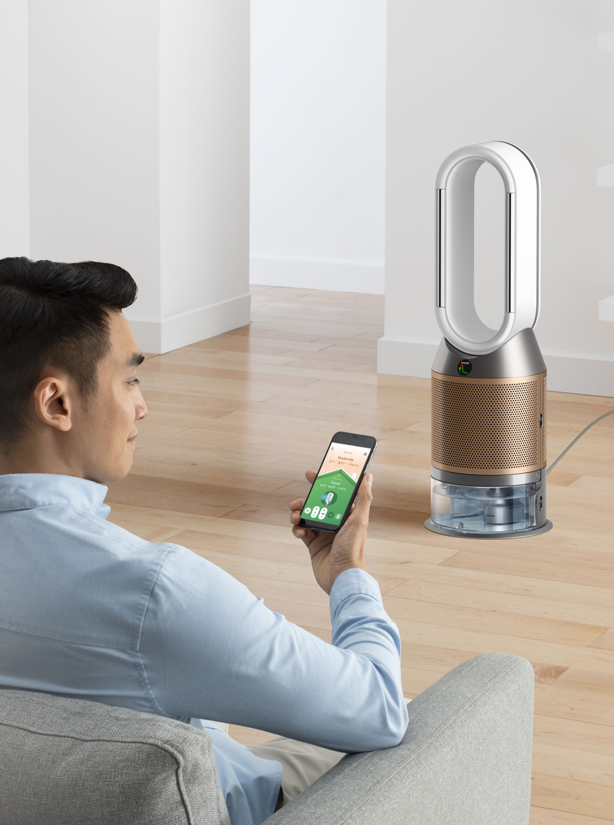 DYSON Purifier Humidify + Cool De-Nox Hava Temizleyici Beyaz